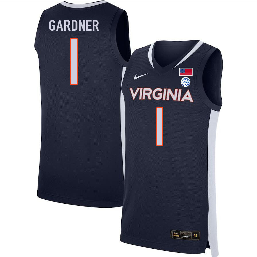 Men #1 Jayden Gardner Virginia Cavaliers College 2022-23 Stitched Basketball Jerseys Sale-Navy - Click Image to Close